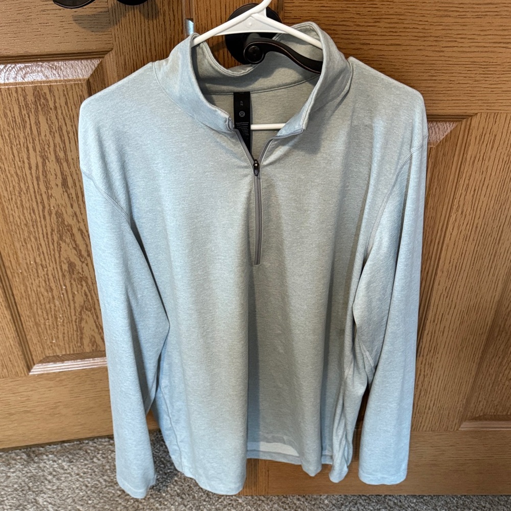 Men’s Lululemon Athletica Heather Gray Zip-Up XL
